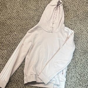 Adidas Soft Pink Pullover Hoodie